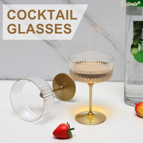 CALBODE 10oz capacity suits shaken martinis or layered desserts