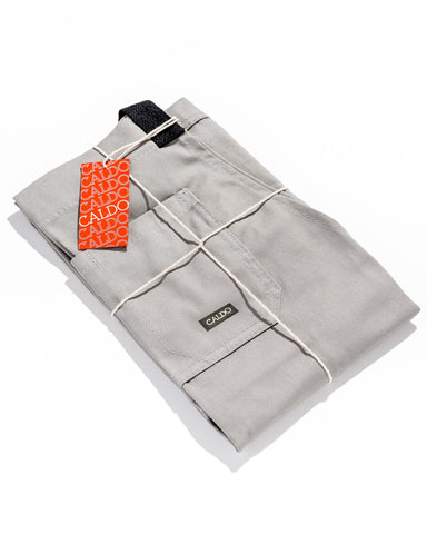 Caldo Daily Cotton Kitchen Apron grey neck strap adjustment for a secure fit