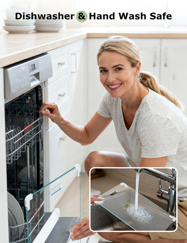 Callsky board placed on counter with transparent design
