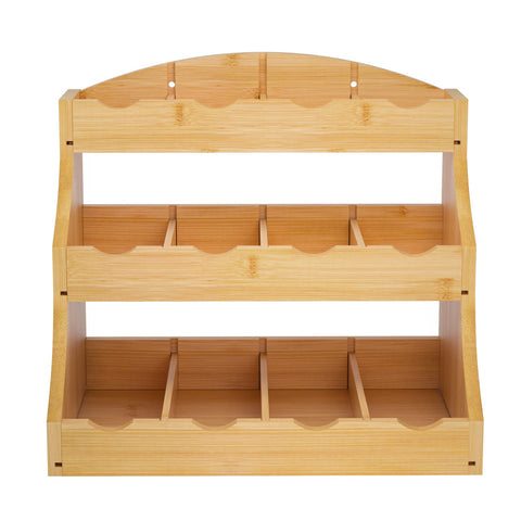 CALM COZY organizer shows 12 compartments for tea varieties