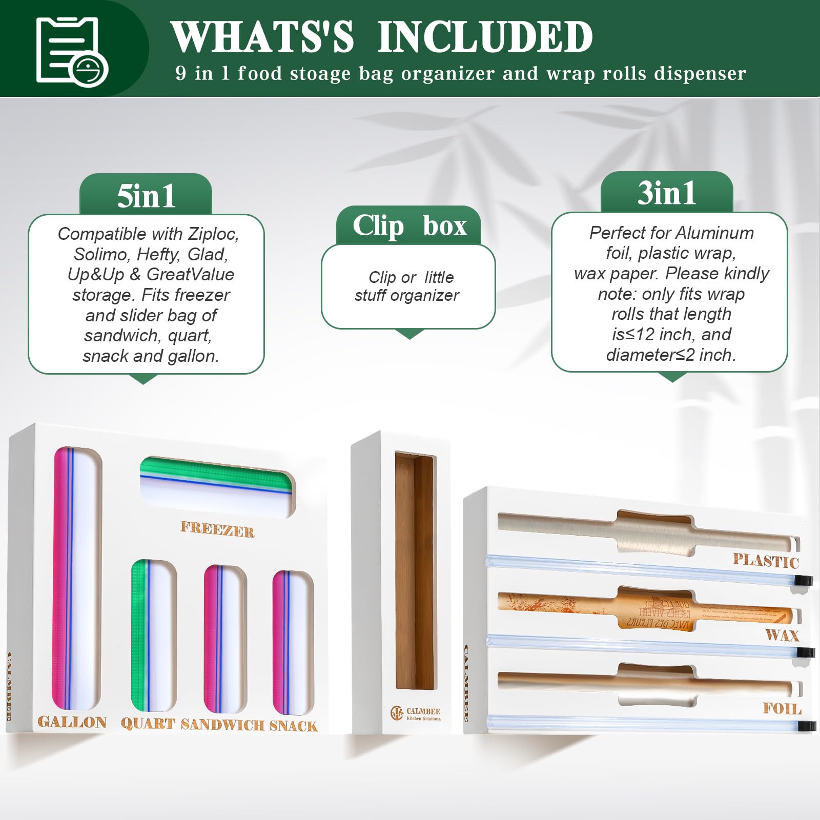 Calmbee drawer storage box keeps clips organized in a drawer