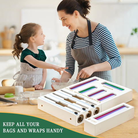 Calmbee kitchen in use showing an organized drawer setup