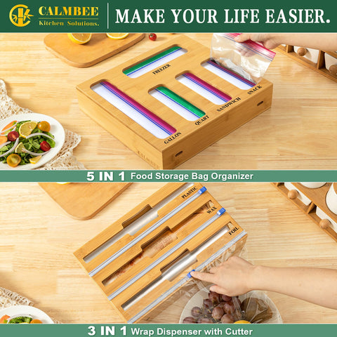 Calmbee labels included help identify wraps or bags.