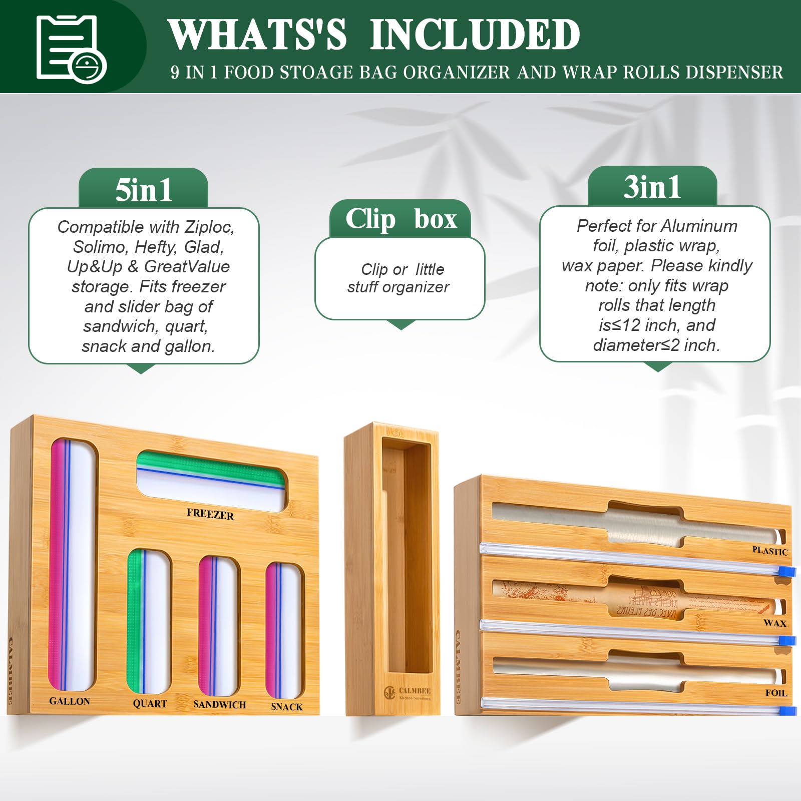 Calmbee storage bag organizer makes bag retrieval quick.