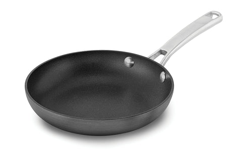 Calphalon Classic 8-inch omelet pan in gray with easy food release for eggs.