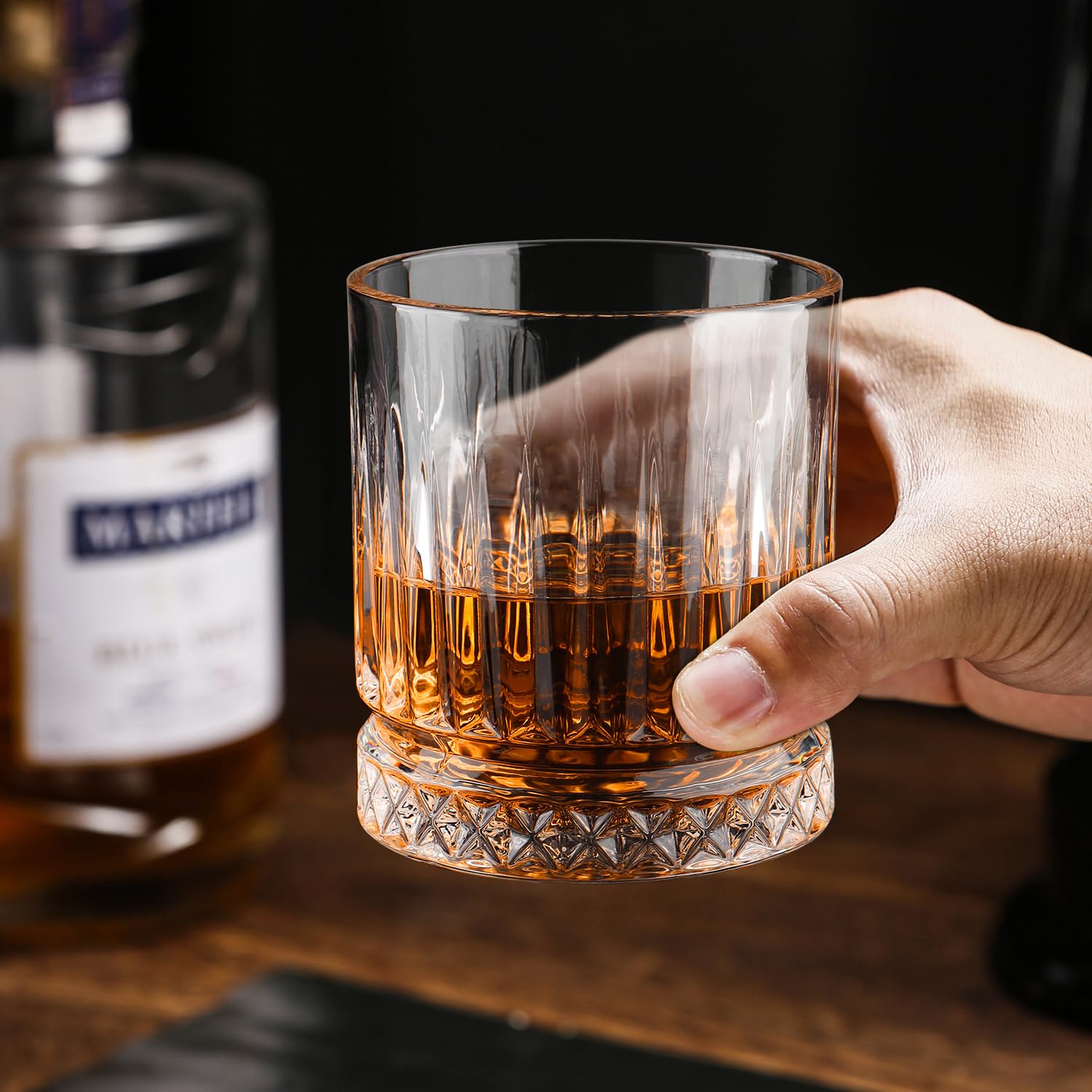 Cambareign whiskey glass on stylish table setting, elevating any casual or formal gathering.