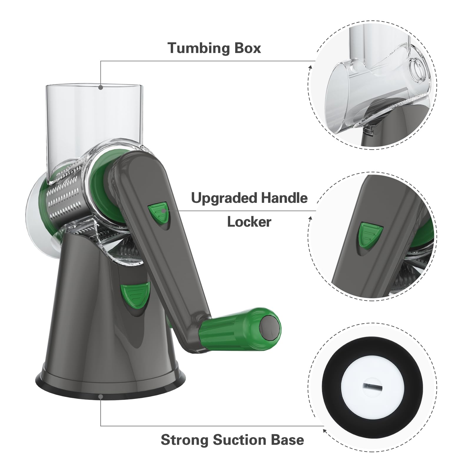 Compact design fits in drawers for easy kitchen organization
