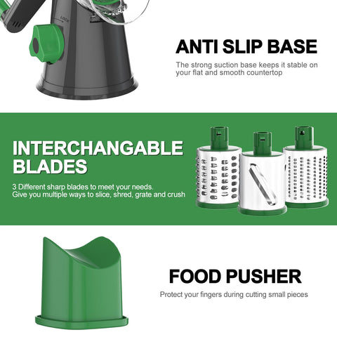 Dishwasher-safe parts simplify cleanup after grating sessions