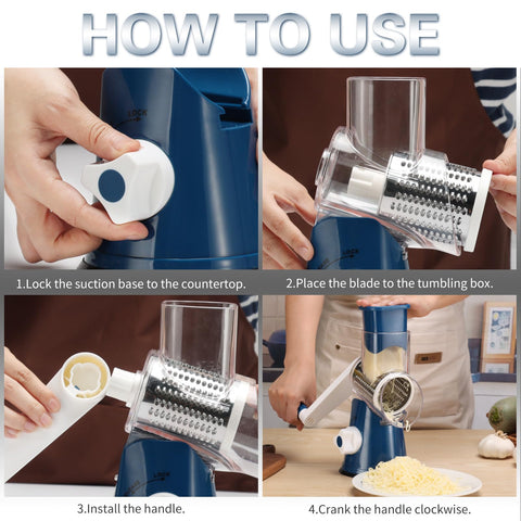 Cambom grater compact storage fits small kitchens.