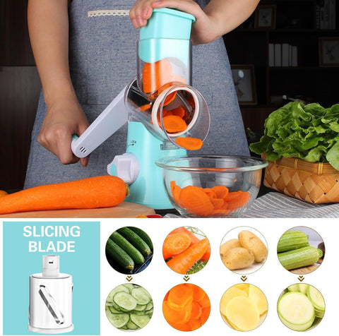 Cambom rotary cheese grater dishwasher-safe feature emphasizes easy cleaning after use.