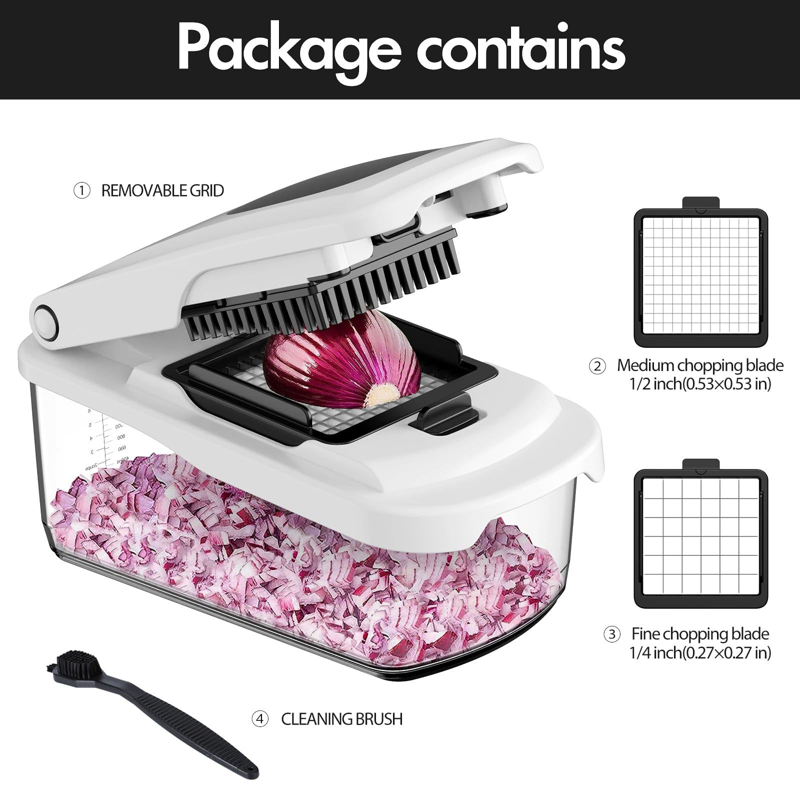 Cambom chopper dishwasher-safe top for easy cleaning