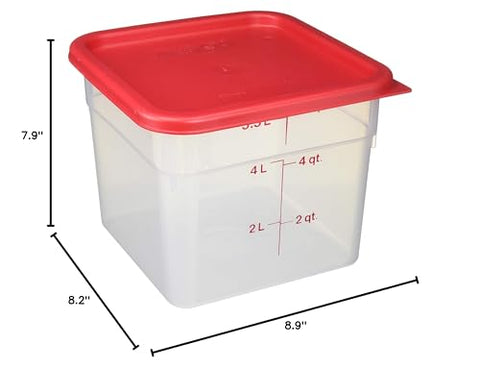 Cambro 6SFSPP190 dishwasher-safe design allows easy cleanup after use.