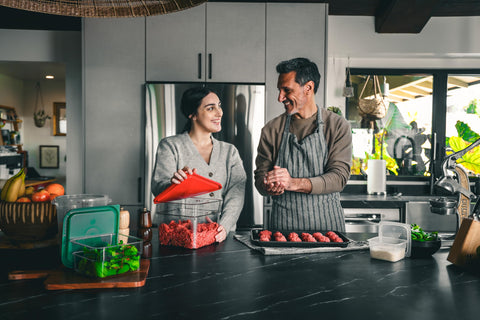 Cambro Classic Square 6QT two-pack for bulk meal prep storage