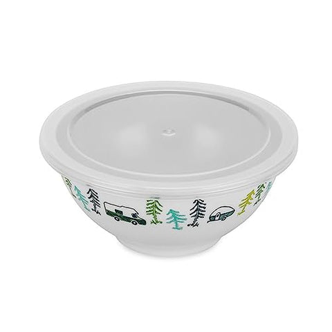 Camco Nesting Bowl Set colorful camping design for meals