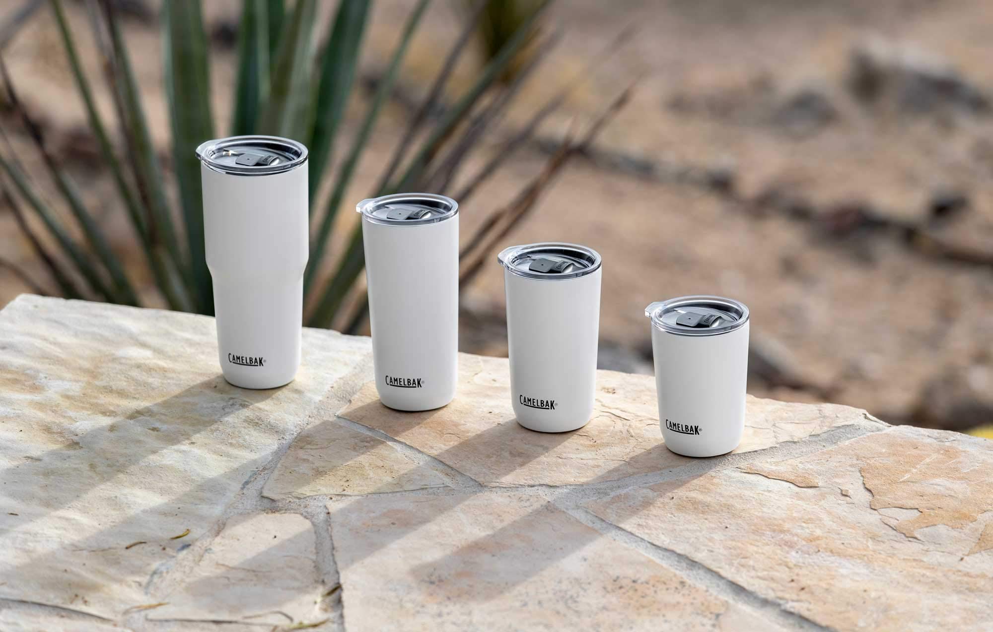 CamelBak Horizon 16oz tumbler featuring BPA-free materials for clean sipping.