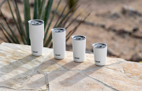 CamelBak Horizon 16oz tumbler featuring BPA-free materials for clean sipping.