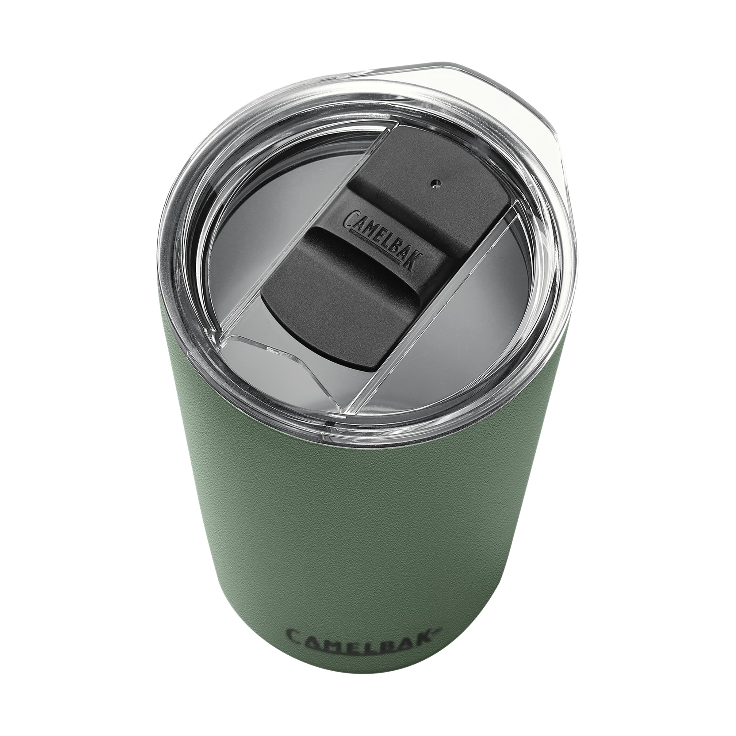 CamelBak Horizon 16oz Tumbler Moss with spill-resistant lid for travel