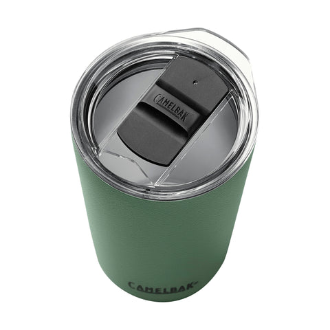 CamelBak Horizon 16oz Tumbler Moss with spill-resistant lid for travel