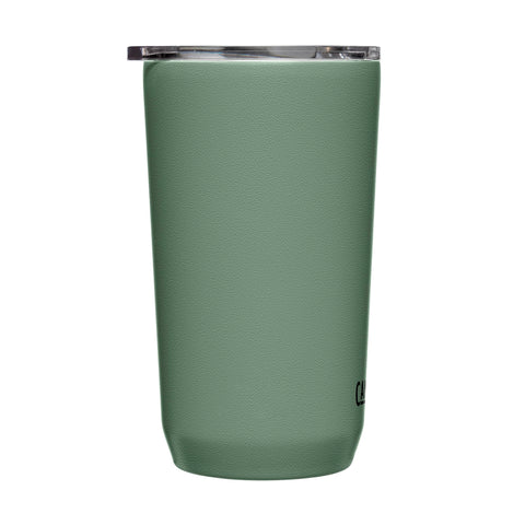 CamelBak Horizon 16oz Tumbler Moss showing tri-mode lid for flexible sipping