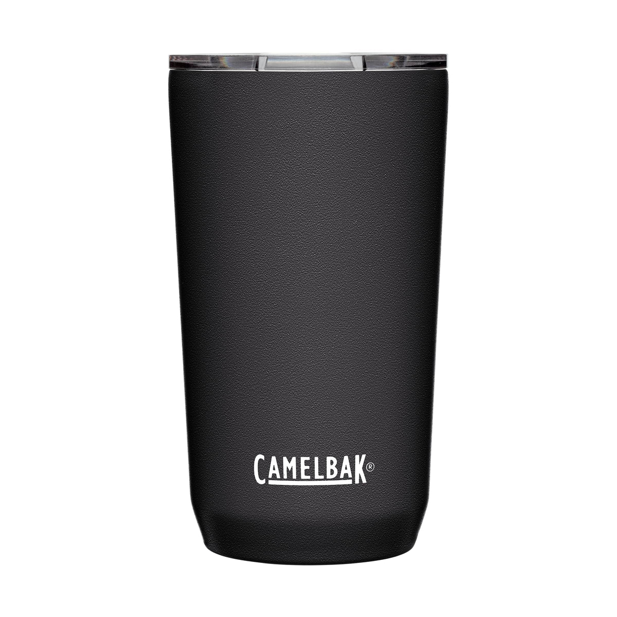 CamelBak Horizon 16oz tumbler close-up of tri-mode lid for precise flow control.
