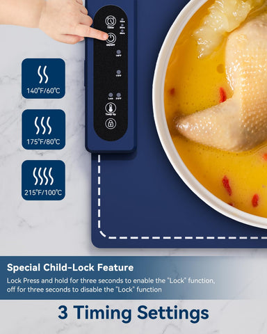 CAMKEY auto shut-off and child lock enhance safety during gatherings