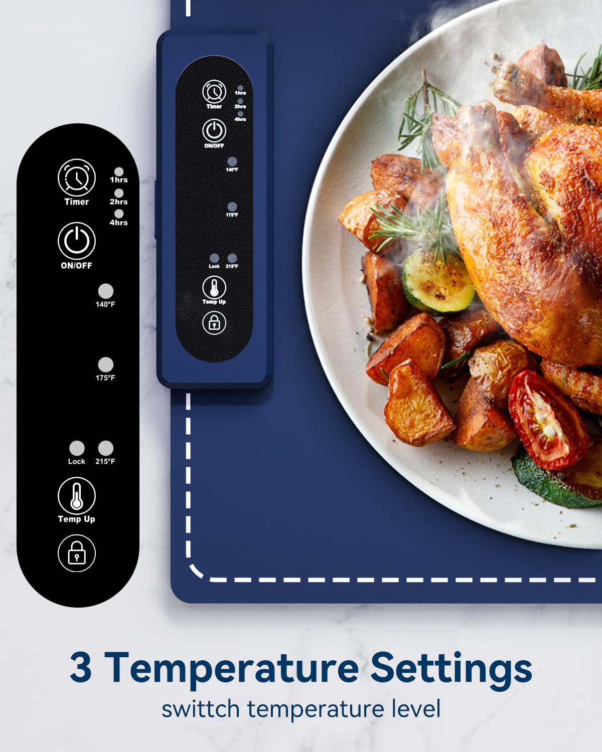 CAMKEY negative ion heating system evenly warms every corner for smoother service