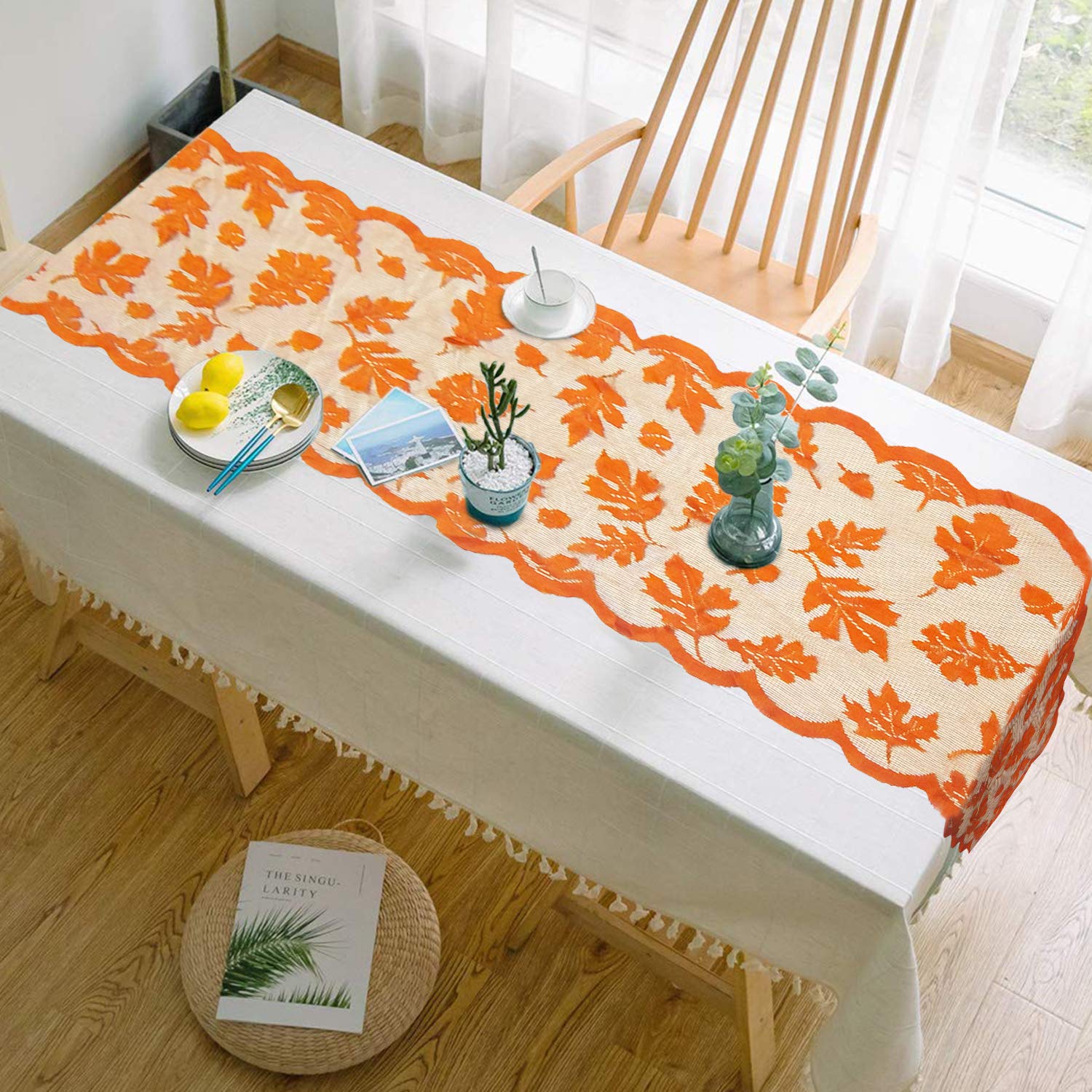 Camlinbo lace runner is machine washable for easy care and reuse.