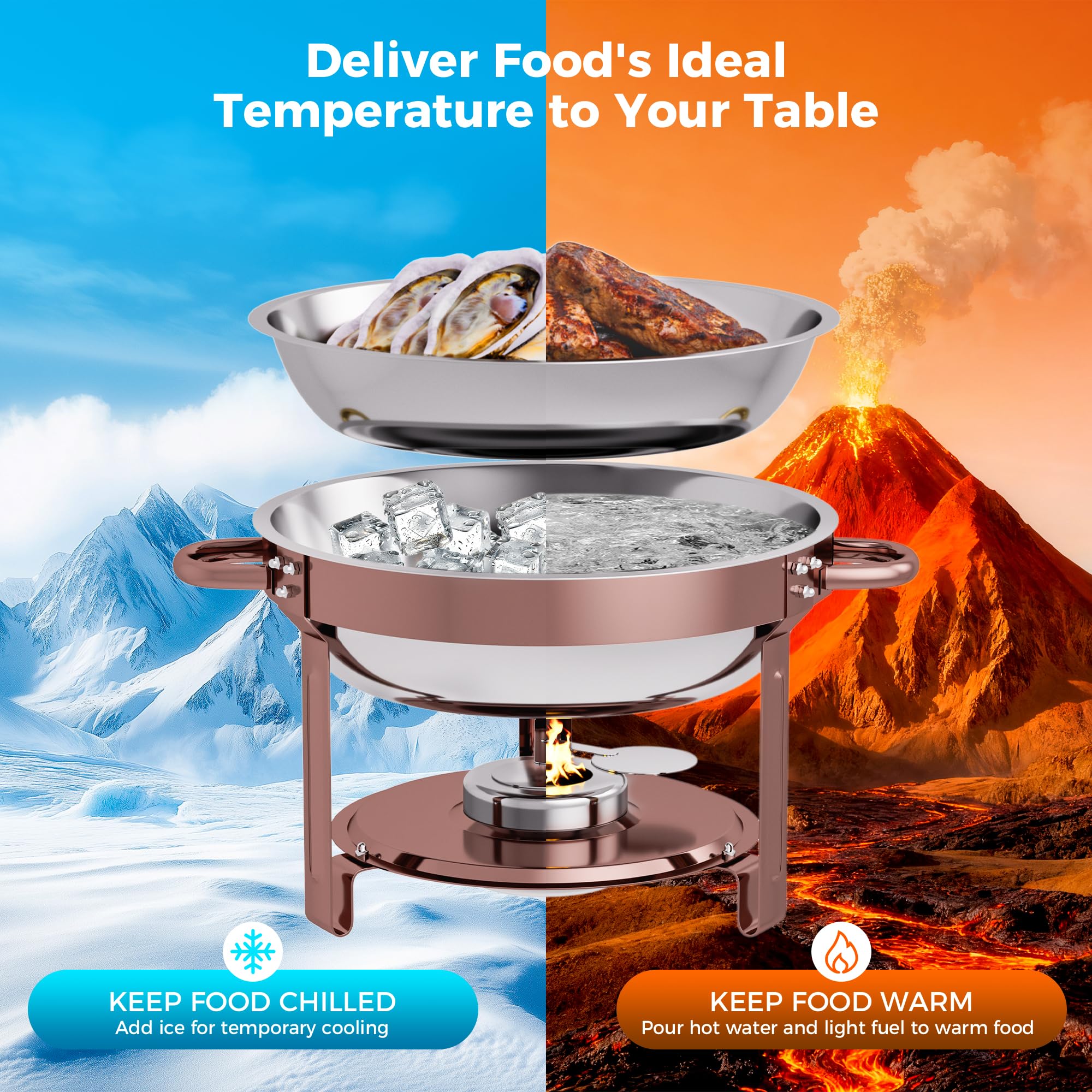CAMMOO 18-8 stainless steel lid detail highlighting premium material