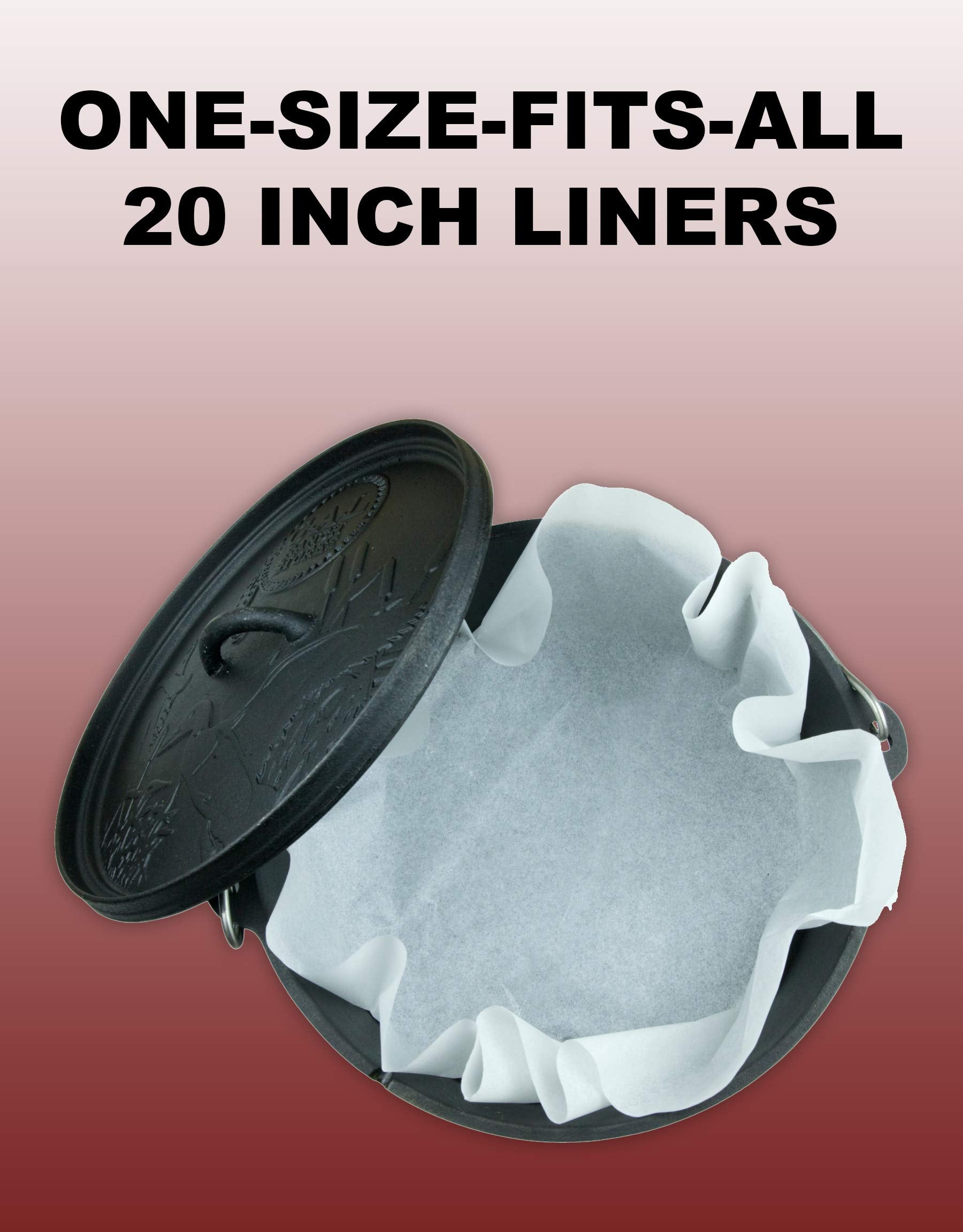 CampLiner extra-thick parchment resists tearing during heavy meals.