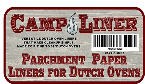 CampLiner non-stick liners help prevent sticking and make cleanup simple.