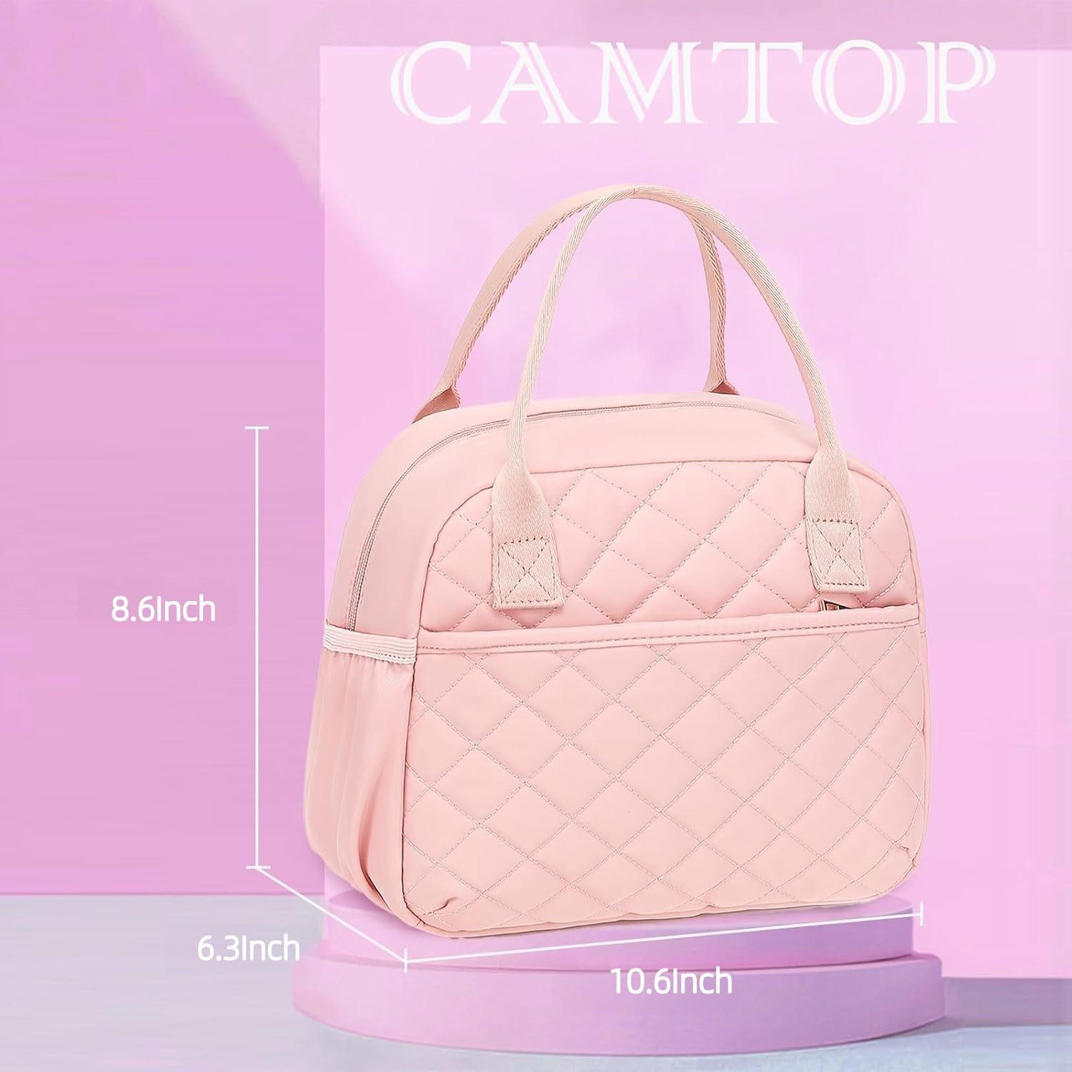 CAMTOP insulated-bottom design helps keep food fresh during the day.