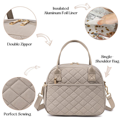 CAMTOP lunch box shoulder grey fashion look