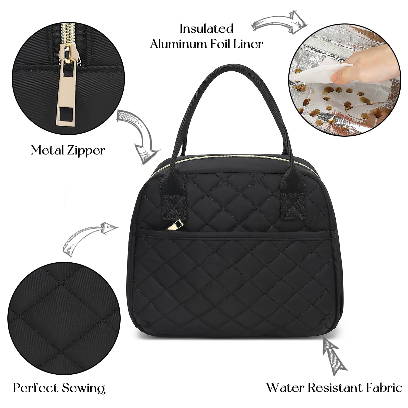 CAMTOP side bottle pocket fits a water bottle or umbrella.