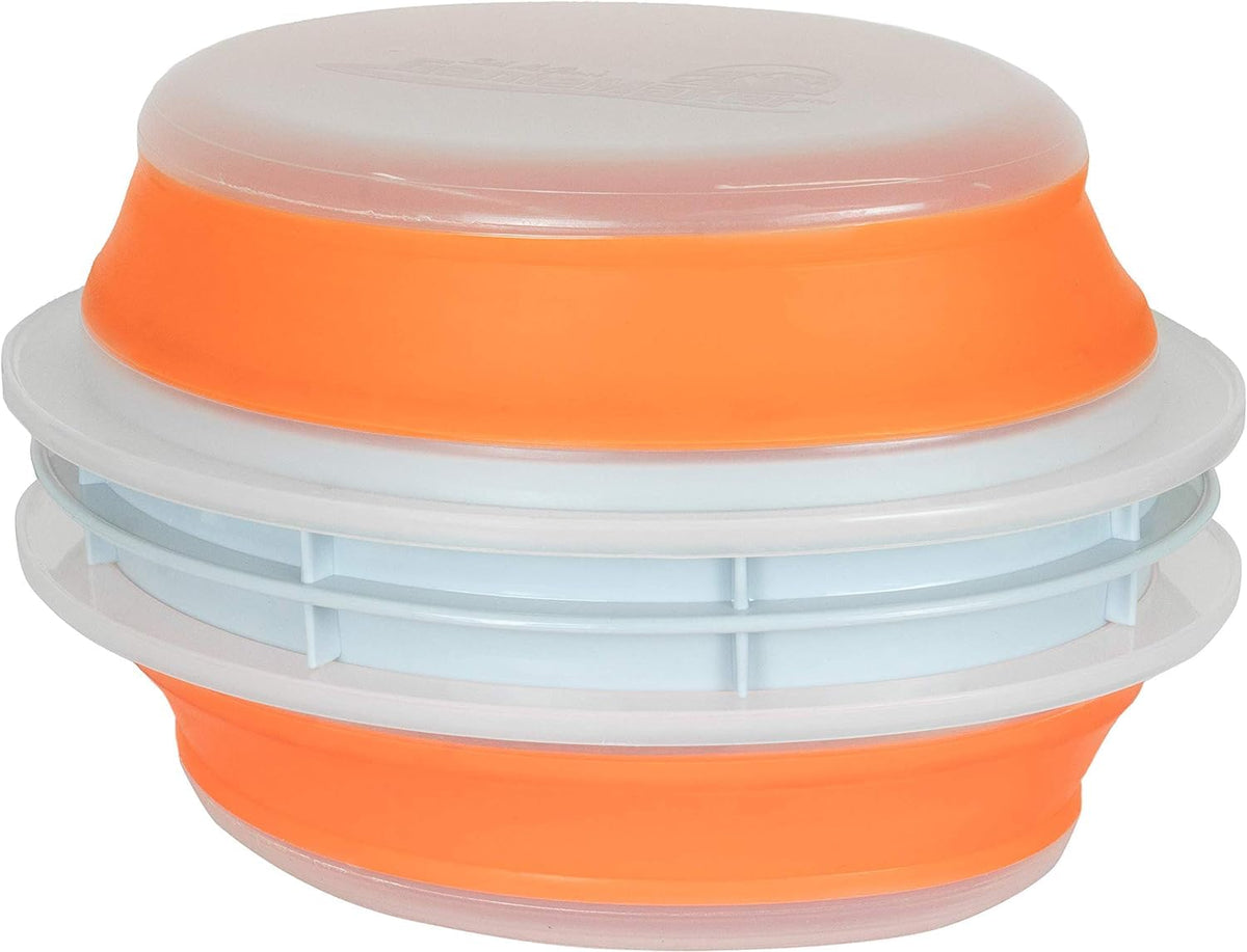 CanCooker collapsible batter bowl for mess-free battering of fish, chicken, and vegetables.
