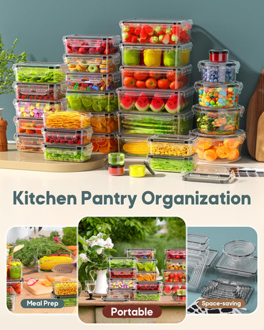 Canfanni labels and pen help customize meal prep and pantry labeling.