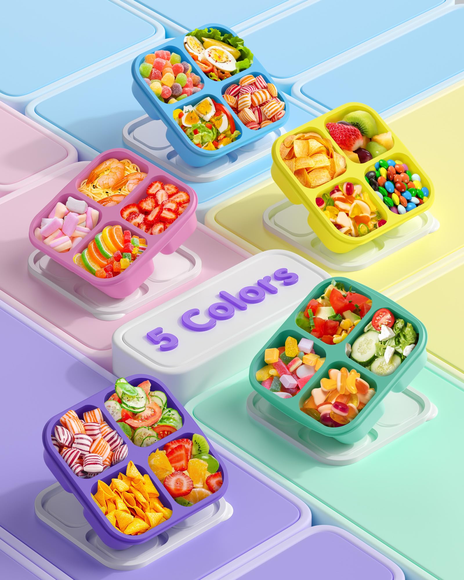 Canfanni reusable BPA-free containers support eco-friendly lunches