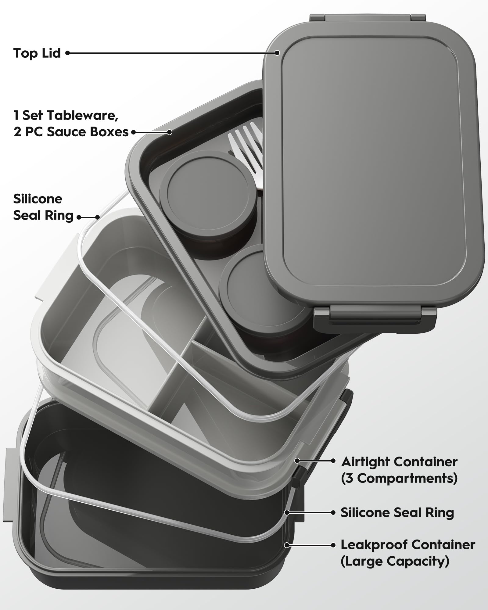 Canfanni insulated lunch bag with water-repellent canvas exterior