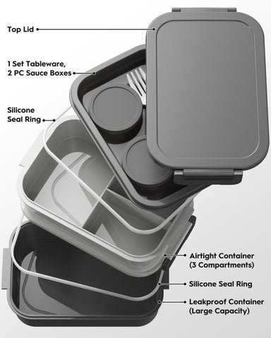 Canfanni insulated lunch bag with water-repellent canvas exterior