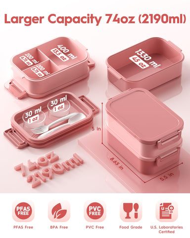 Canfanni leak-proof lid and four clips prevent spills during travel