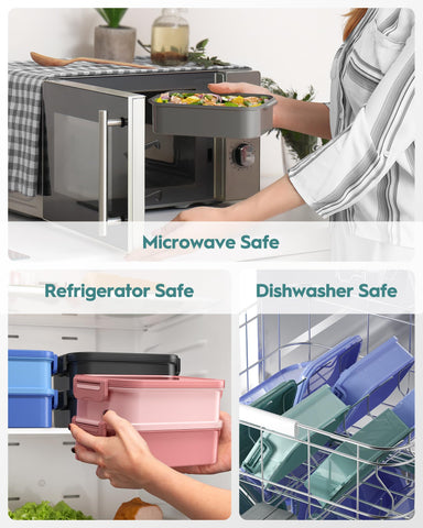 Canfanni PFAS/BPA-free materials guarantee safer, reusable lunch option for daily use.