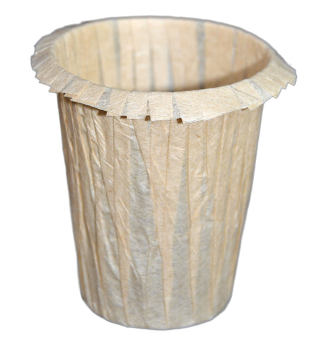 canFly textured filter paper closeup emphasizes durable material that holds shape.