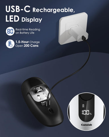 Canslab IRON auto-stop prevents over-cutting for safer operation.