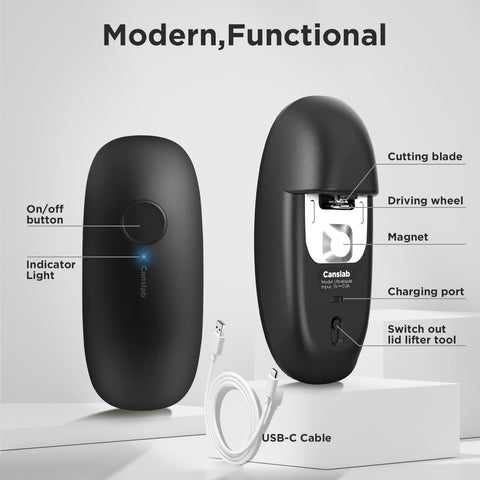 Canslab Ultrablade PRO low-noise motor for quiet kitchen tasks