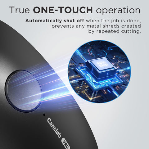Canslab Ultrablade PRO side-cut action showing lid edge