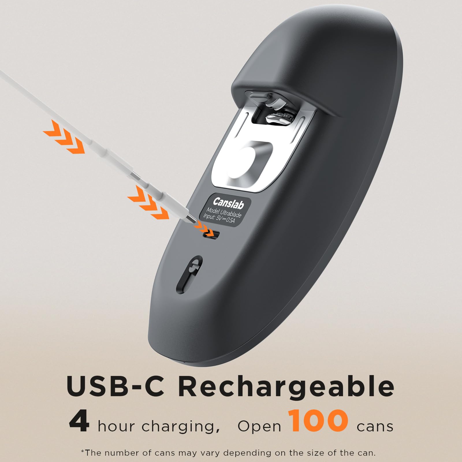 Canslab Ultrablde SE side-cut technology delivering a smooth edge during opening.