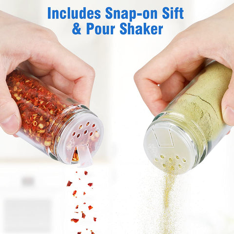 Cantami funnel and brushes included for clean, effortless refilling of jars.