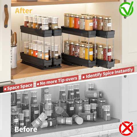 Cantami labels kit with preprinted labels for fast organization.
