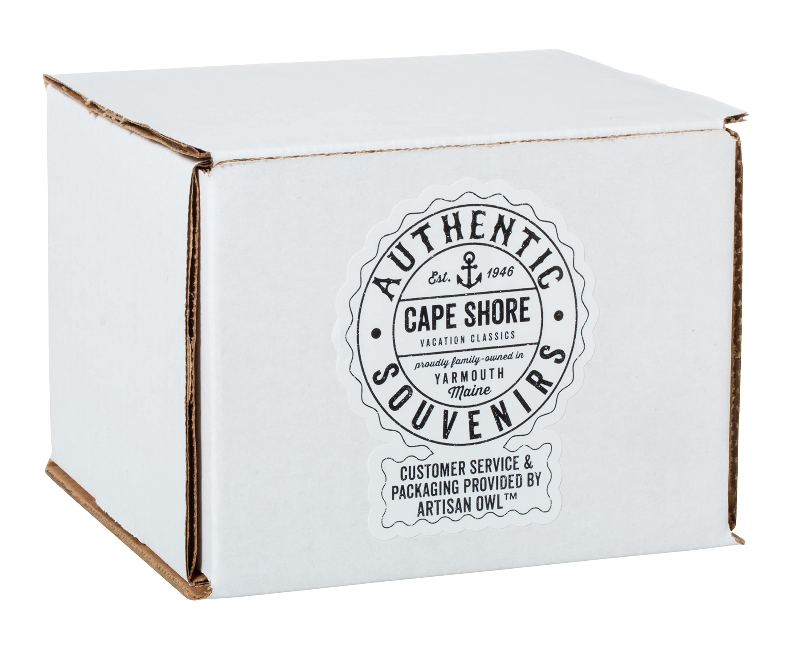 Cape Shore 18oz stoneware mug showcasing generous capacity for drinks.