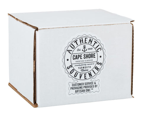 Cape Shore 18oz stoneware mug showcasing generous capacity for drinks.