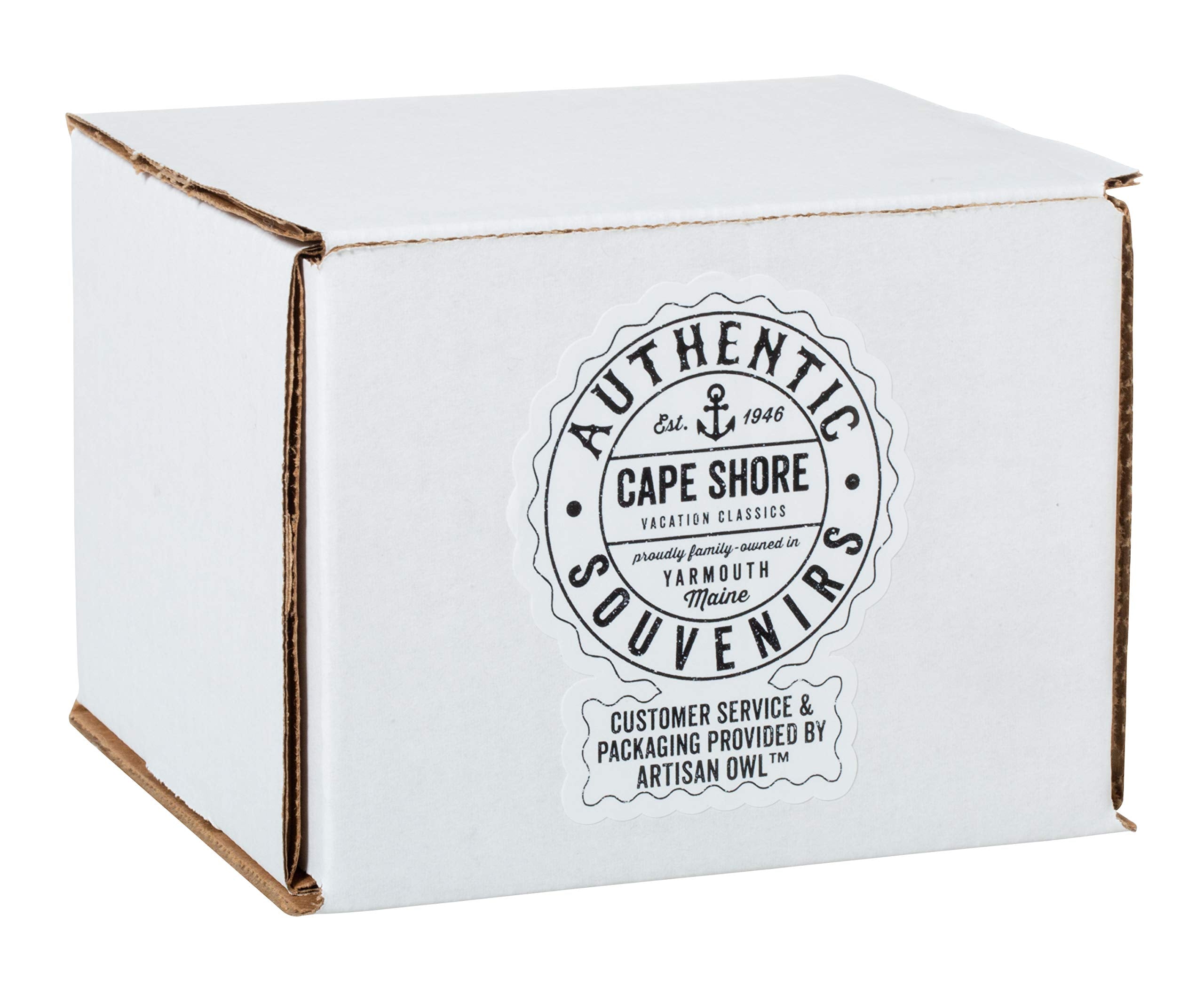 Cape Shore Stoneware Mug is durable for daily use and dishwasher safe for convenience.